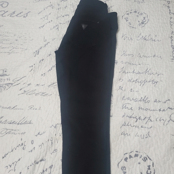 Guess black ripped skinny jeans Size 24 - Picture 2 of 2